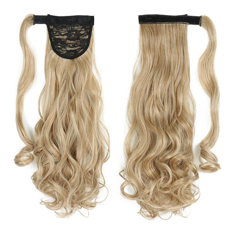 Long Straight Clip-In Ponytail Extension – 22 Inch High-Temperature Fiber for Volume and Length
