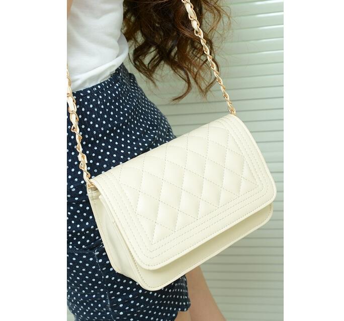 Semi Chain Plaid Bag