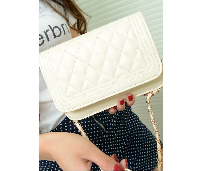 Semi Chain Plaid Bag