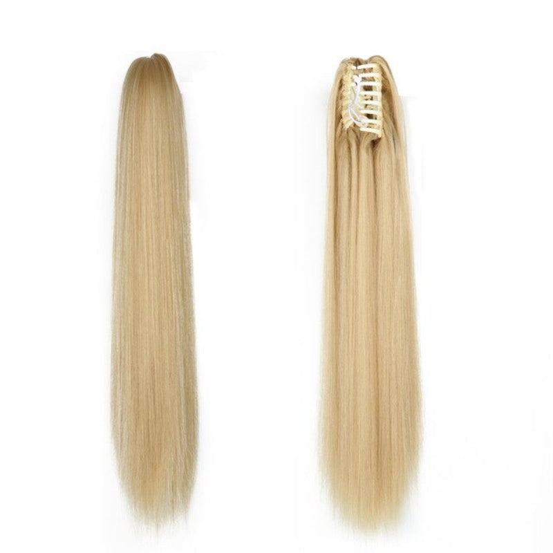 Luscious Long Wavy Clip-in Ponytail Extension – 20 Inch, Heat-Resistant, Easy to Wear for Women