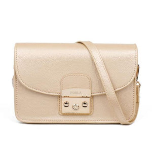 Alligator Pattern Leather Chain Bag