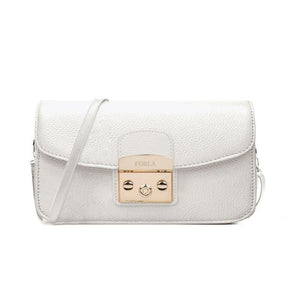 Alligator Pattern Leather Chain Bag
