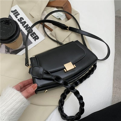 Twist Strap Shoulder Bag