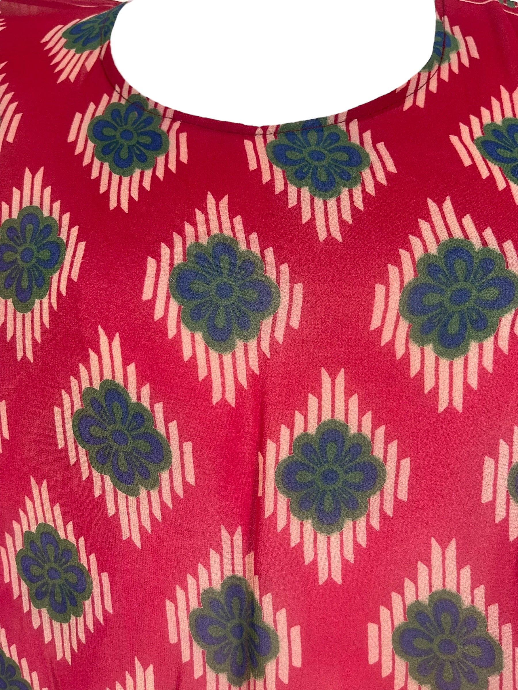 PRG6755 Sheer Avatar Pure Silk Boxy Babydoll Dress