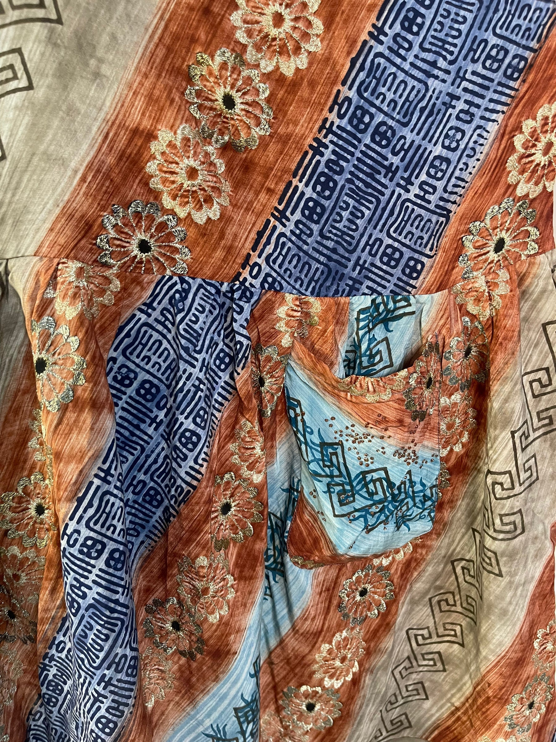 PRC5941 Avatar Pure Silk Boxy Babydoll Dress