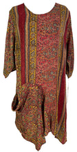 Load image into Gallery viewer, PRC6049 Avatar Pure Silk Self Pocket Tunic Dress
