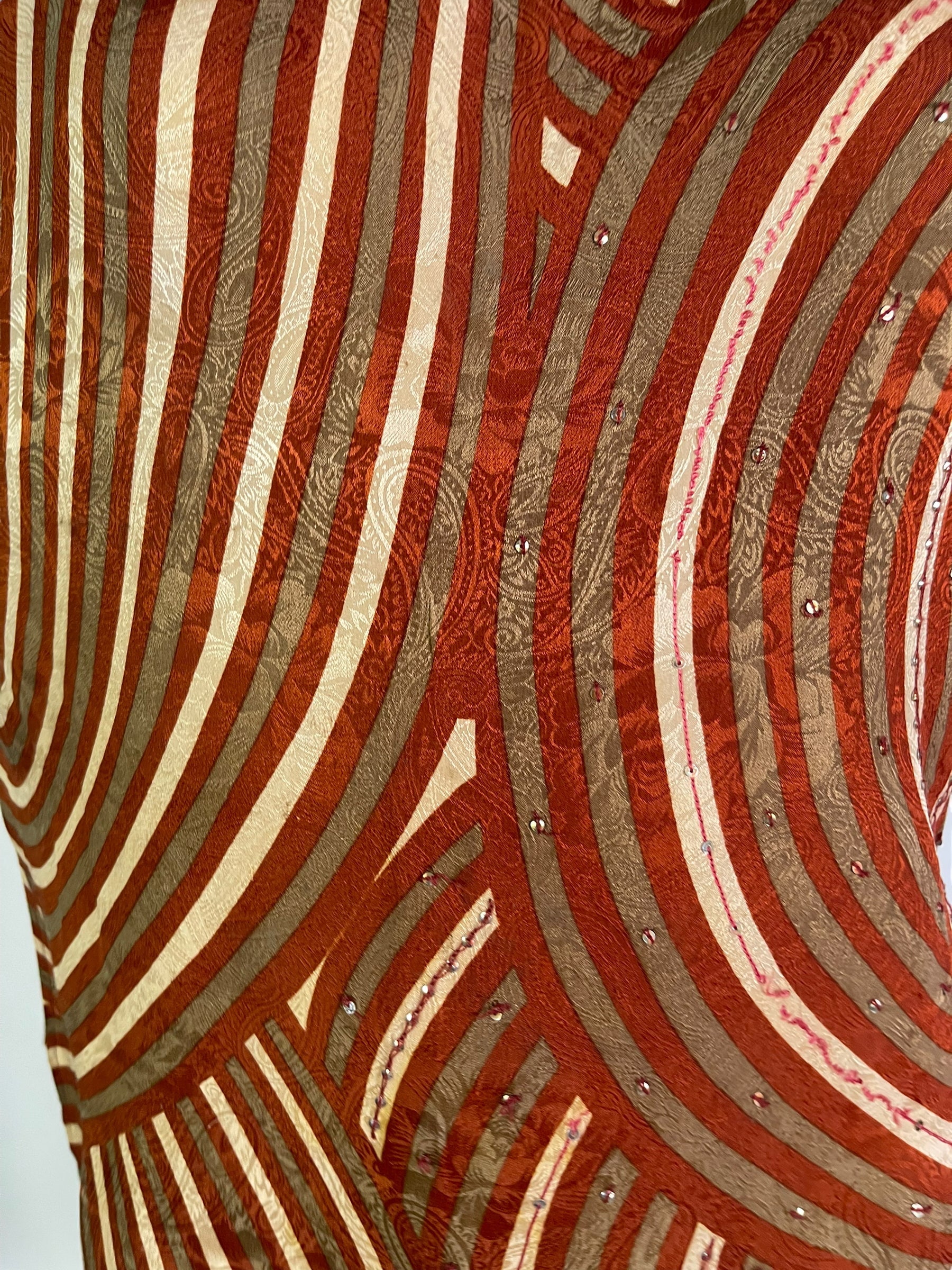 PRC6493 Avatar Pure Silk Side Slit Top