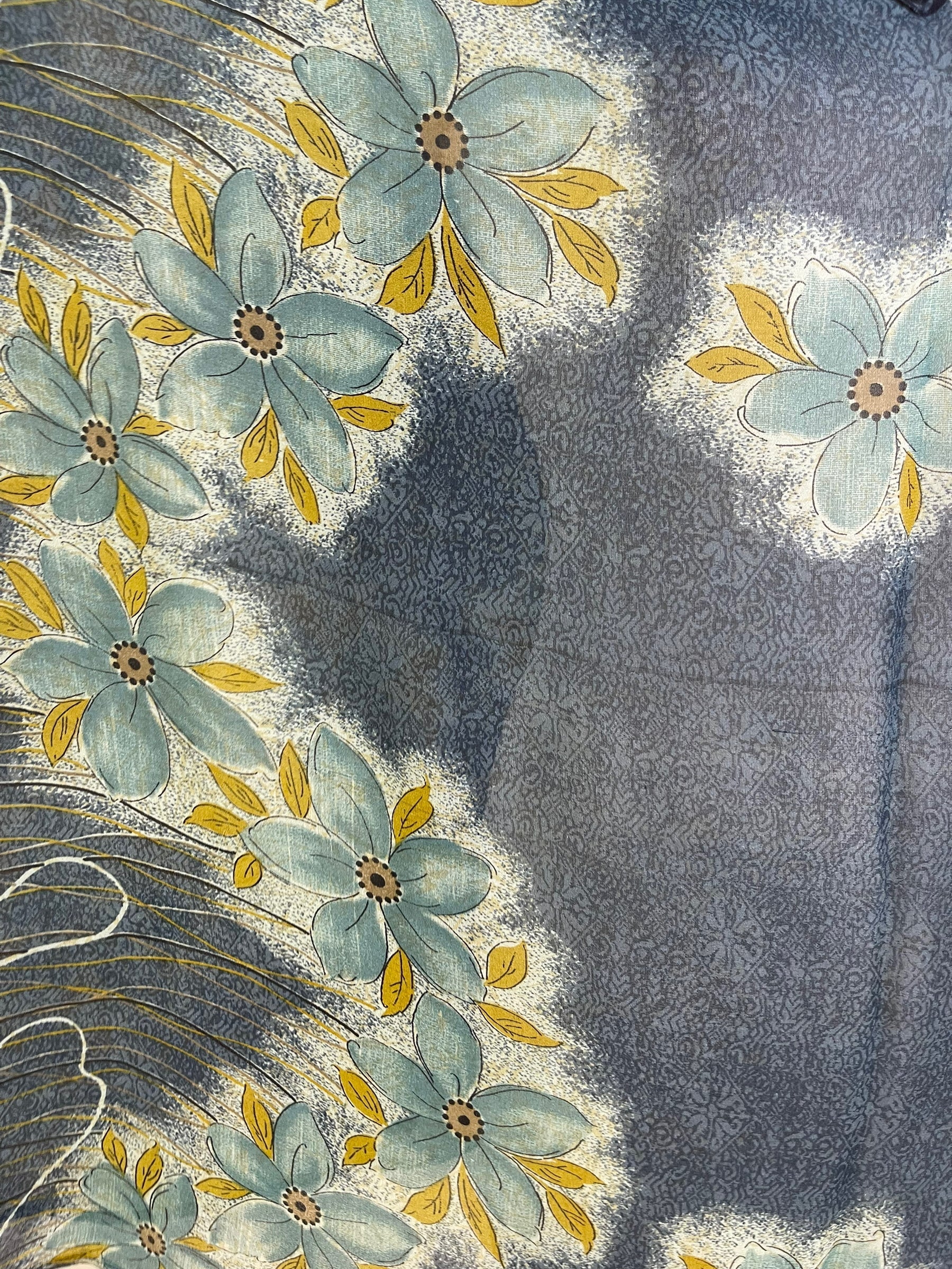 SOLD  PRG6141 Sheer Avatar Pure Silk Short Kaftan Tunic without Slits