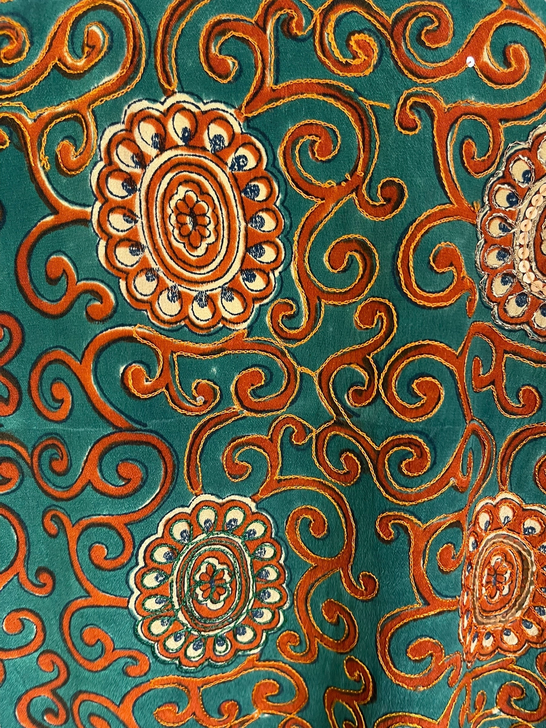 SOLD  PRC6937 Avatar Pure Silk Long Tunic with Side Ties