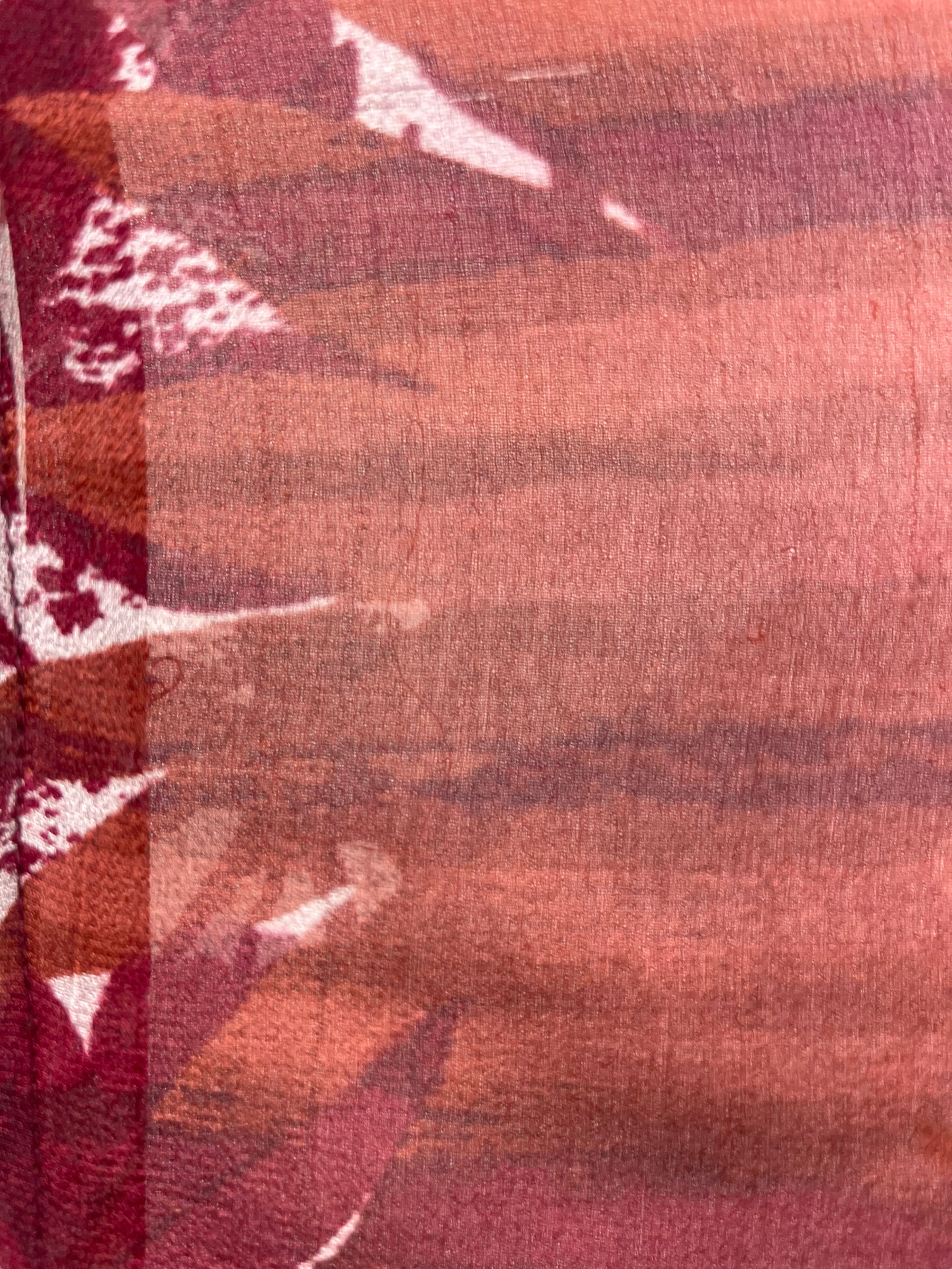 FINAL SALE PRG5704 Sheer Avatar Pure Silk Side Slit Top