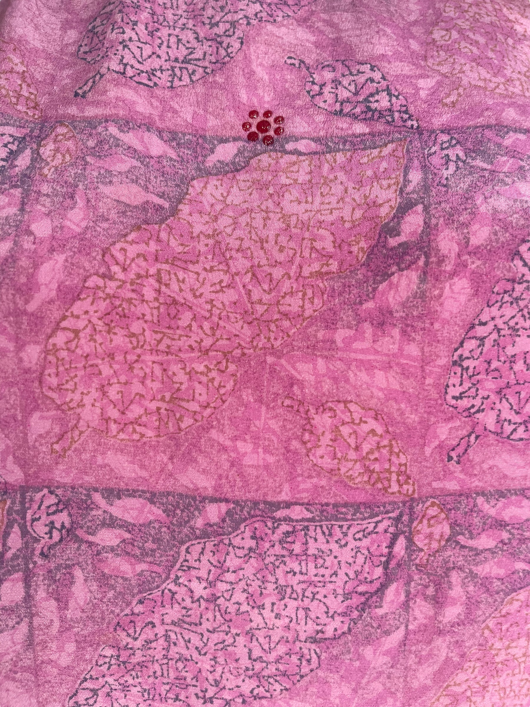 PRC6685 Avatar Pure Silk Side Slit Top