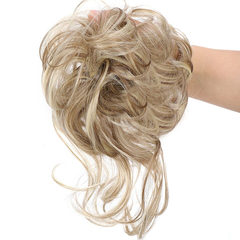 Messy Curly Hair Bun Extensions Scrunchie - Lightweight High-Temperature Fiber Hair Accessory for Effortless Styling
