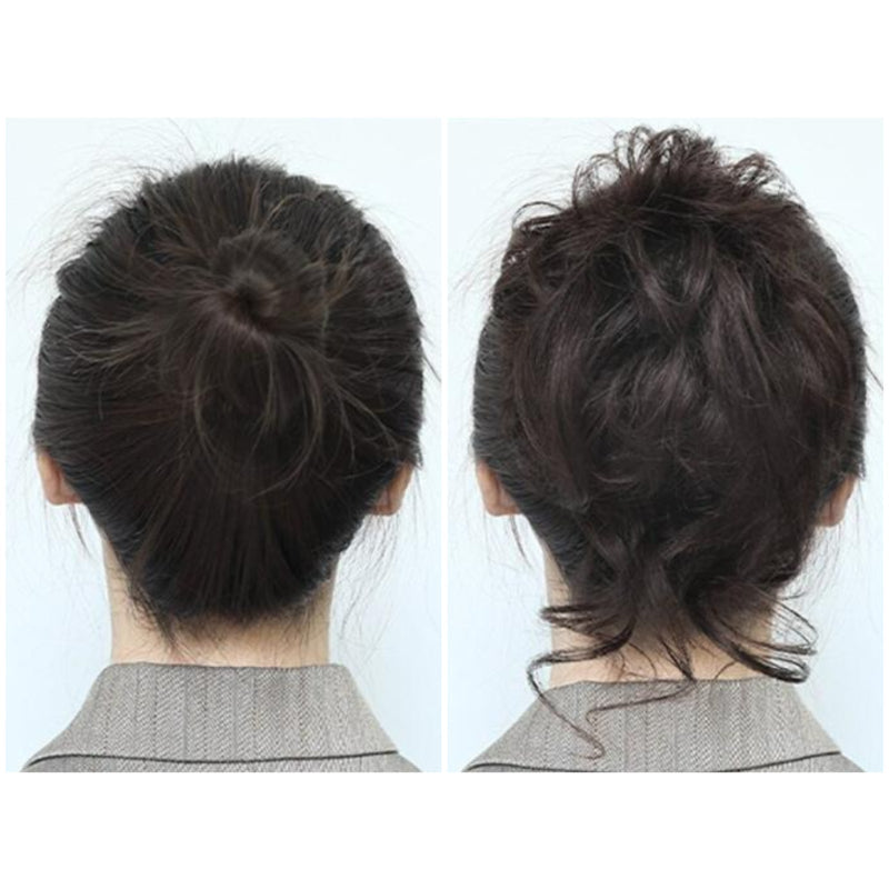 Messy Curly Hair Bun Extensions Scrunchie - Lightweight High-Temperature Fiber Hair Accessory for Effortless Styling