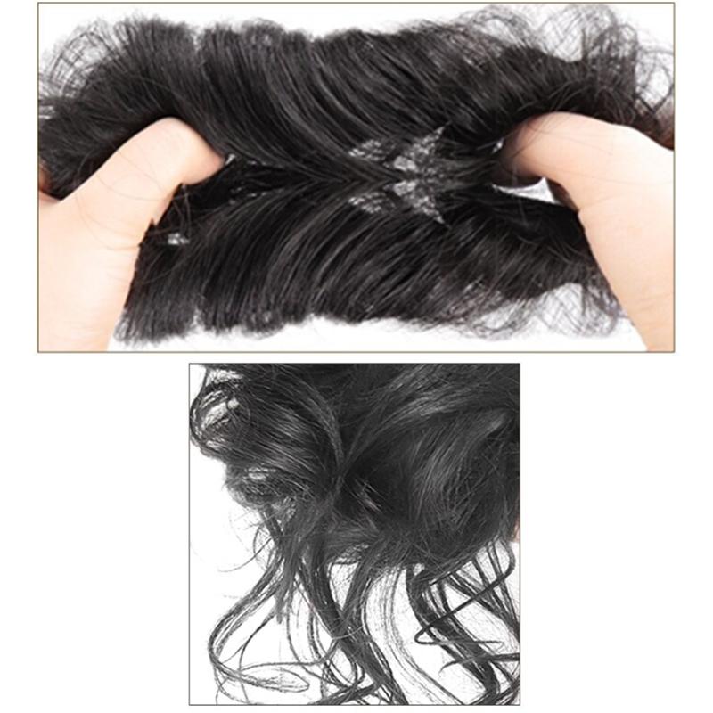 Messy Curly Hair Bun Extensions Scrunchie - Lightweight High-Temperature Fiber Hair Accessory for Effortless Styling