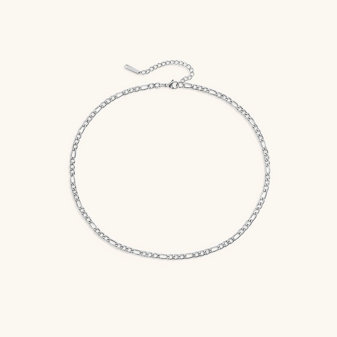 Modern Gold Chain Necklace with Adjustable Lengths – Hypoallergenic Stainless Steel-Plated 14k Gold