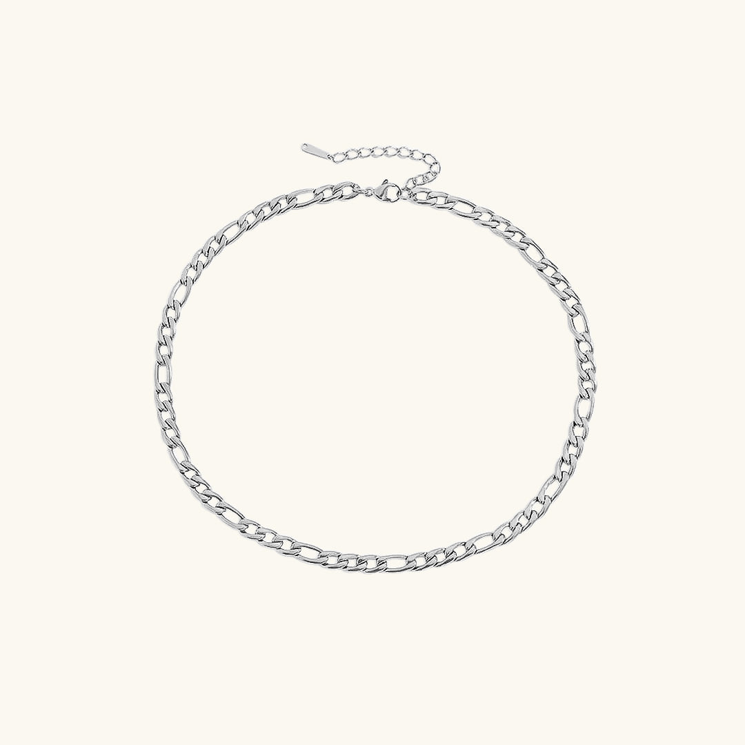 Modern Gold Chain Necklace with Adjustable Lengths – Hypoallergenic Stainless Steel-Plated 14k Gold