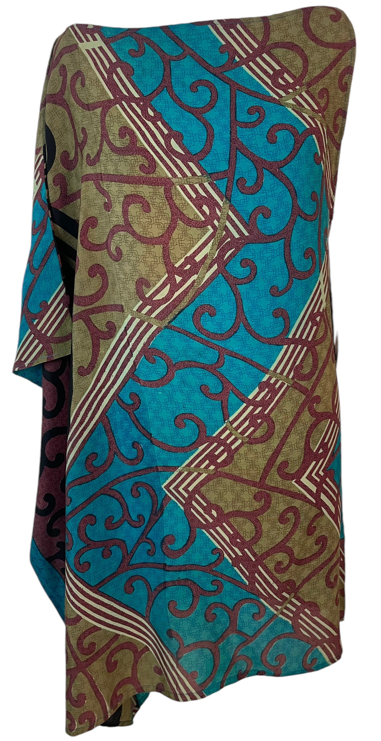 FINAL SALE PRC5939 Avatar Pure Silk One Shoulder Dress