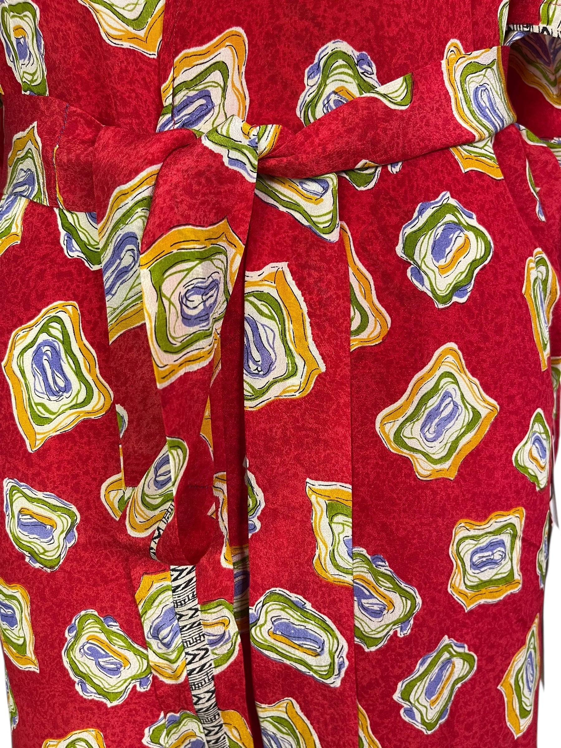 PRC6924 Avatar Pure Silk Kimono-Sleeved Jacket with Belt