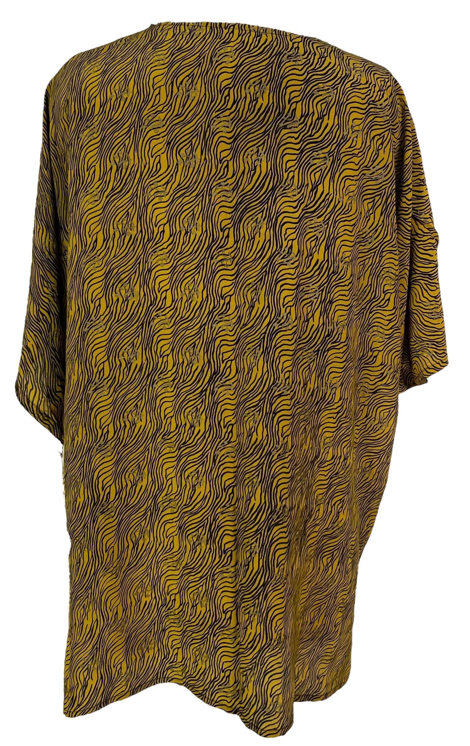 PRC6925 Avatar Pure Silk Kimono-Sleeved Jacket with Belt