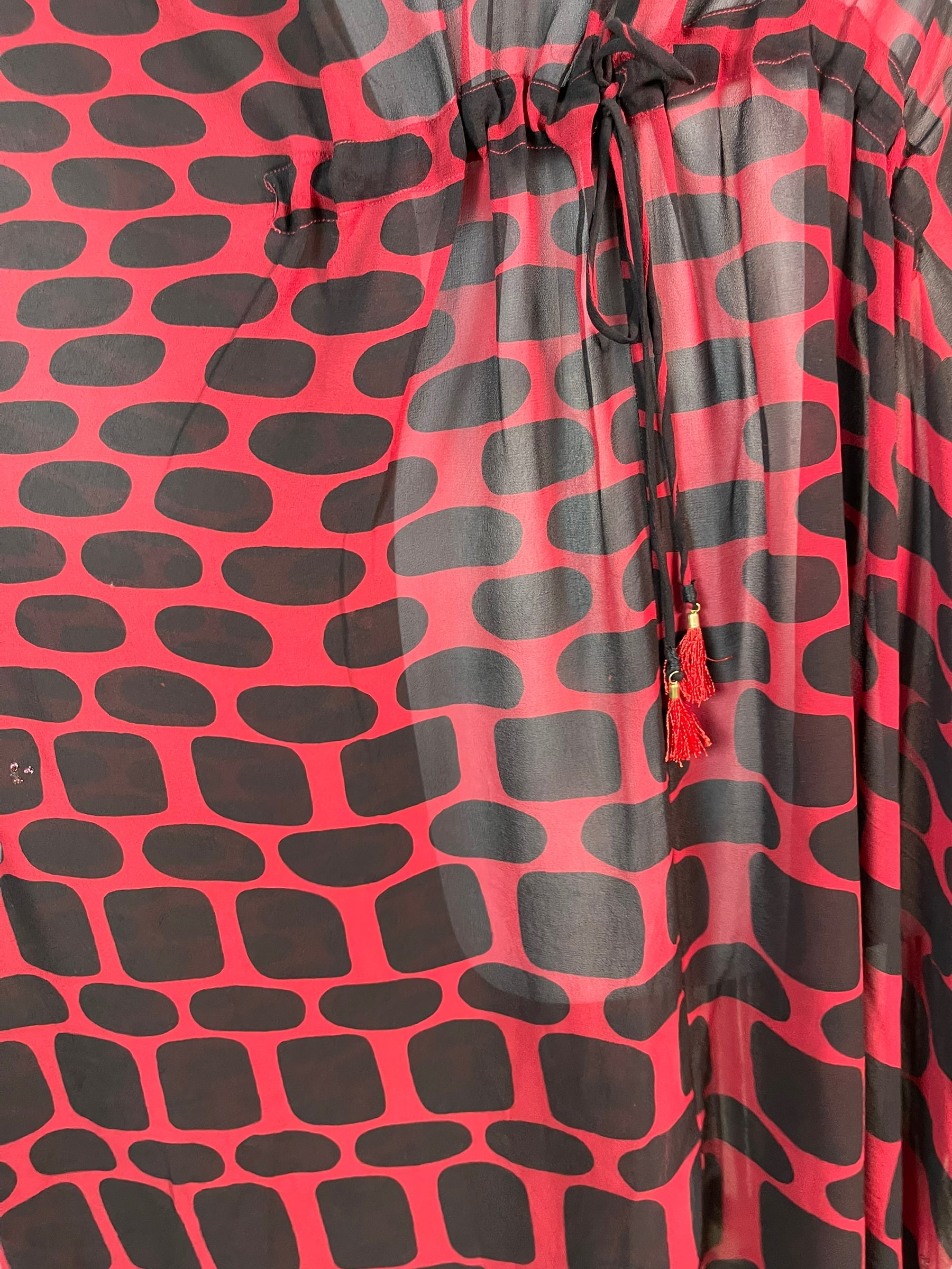 PRG6369 Sheer Avatar Pure Silk Maxi Kaftan