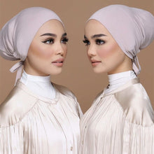 Load image into Gallery viewer, Optimize product title: Adjustable Elastic Lace Hat Tie Rope with Modal Fabric - Solid Color Scarf
