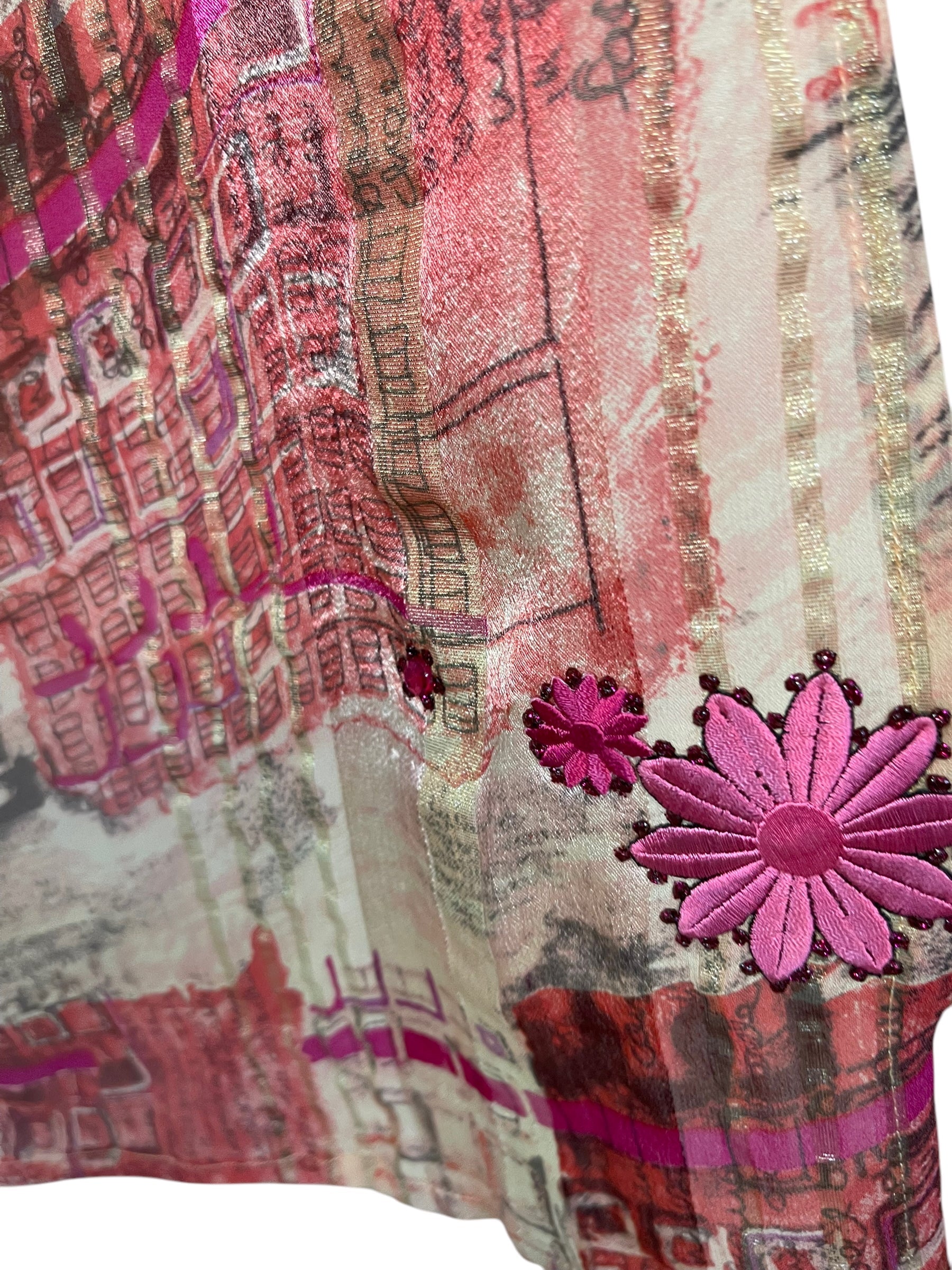 PRG6354 Sheer Avatar Pure Silk Maxi Kaftan