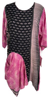 PRC6051 Avatar Pure Silk Self Pocket Tunic Dress