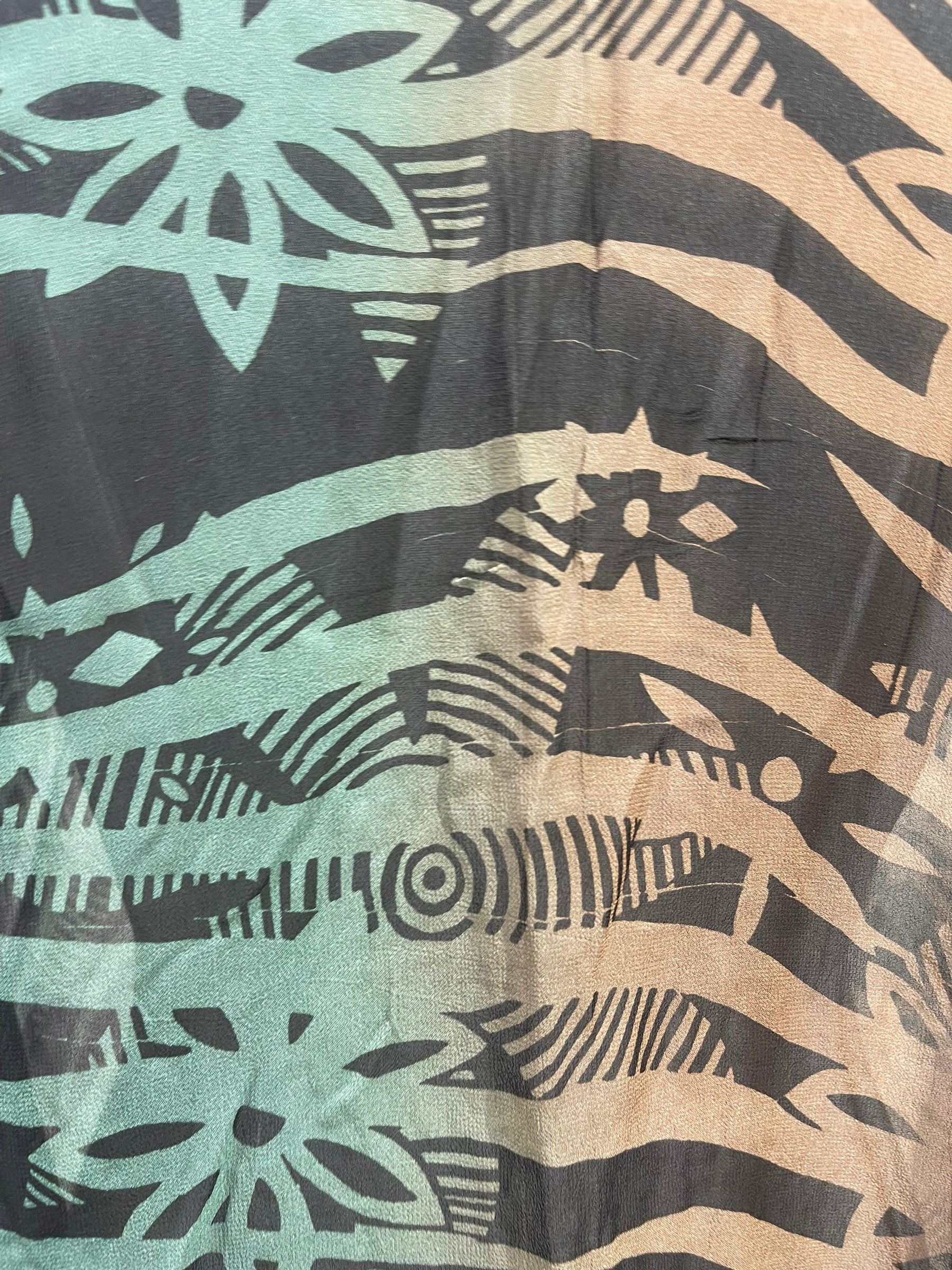 FINAL SALE PRG5684 Sheer Avatar Pure Silk Maxi Kaftan