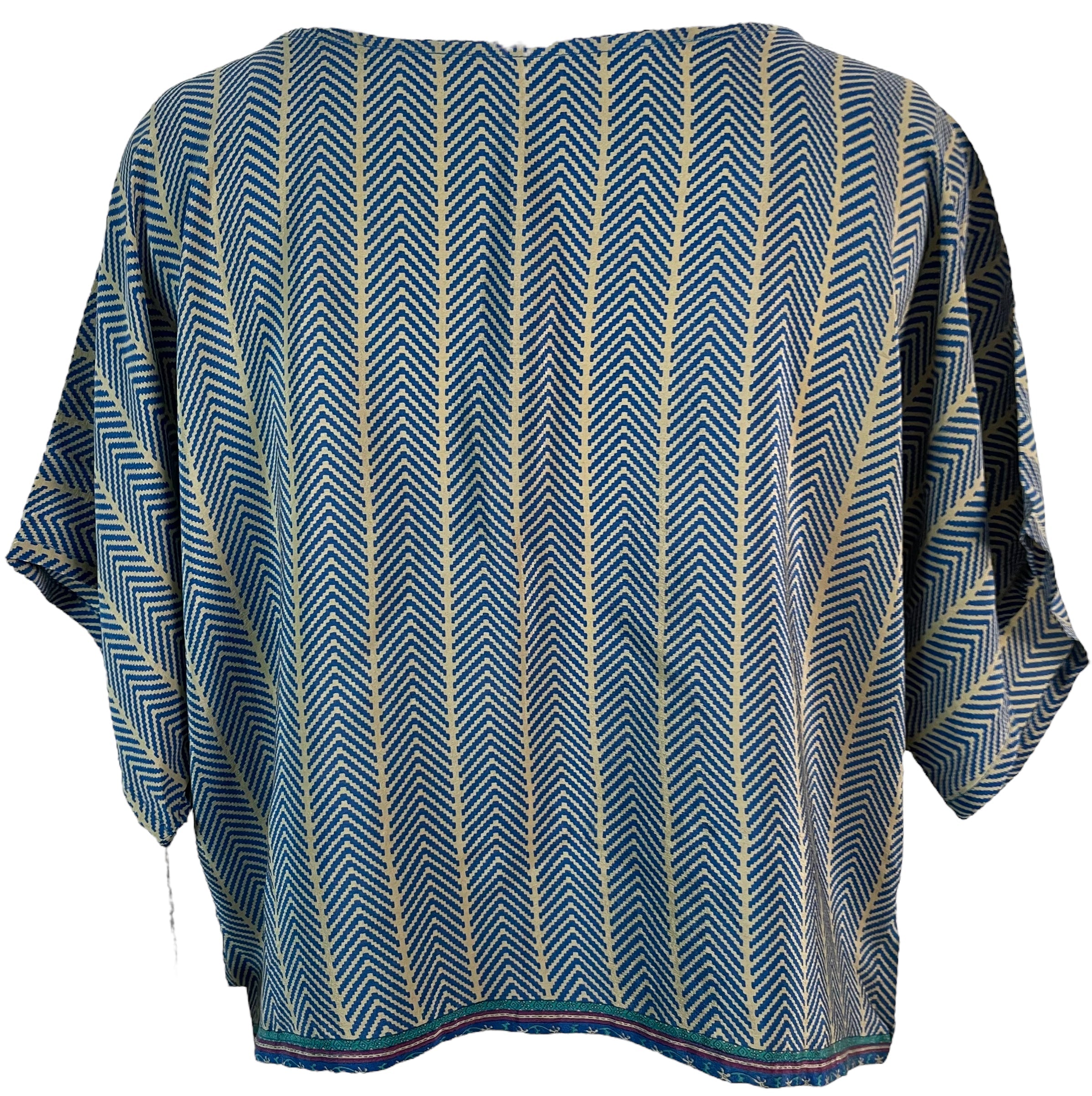 FINAL SALE PRC6056 Avatar Pure Silk Boxy Top