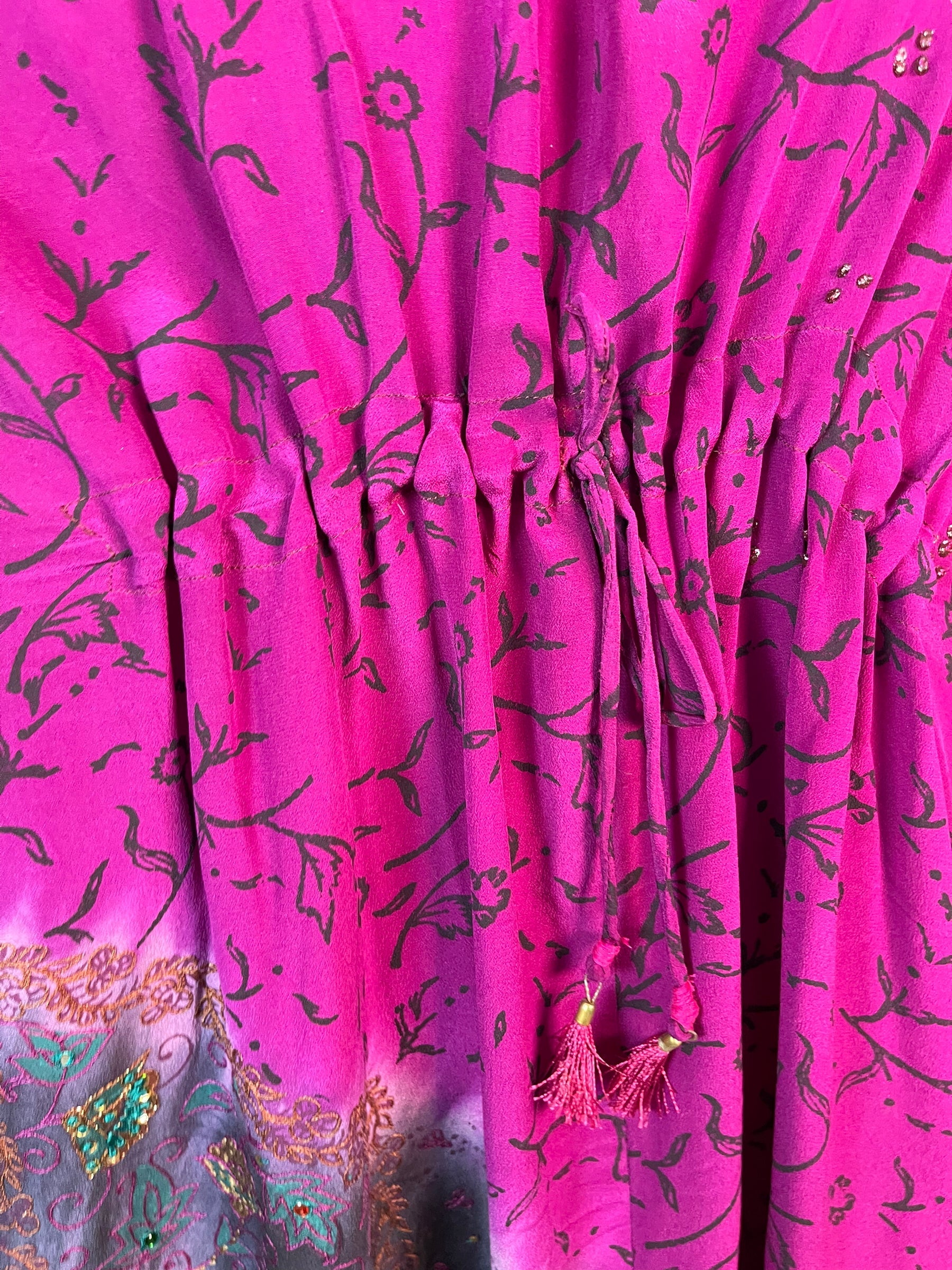 SOLD  PRC6402 Avatar Pure Silk Maxi Kaftan