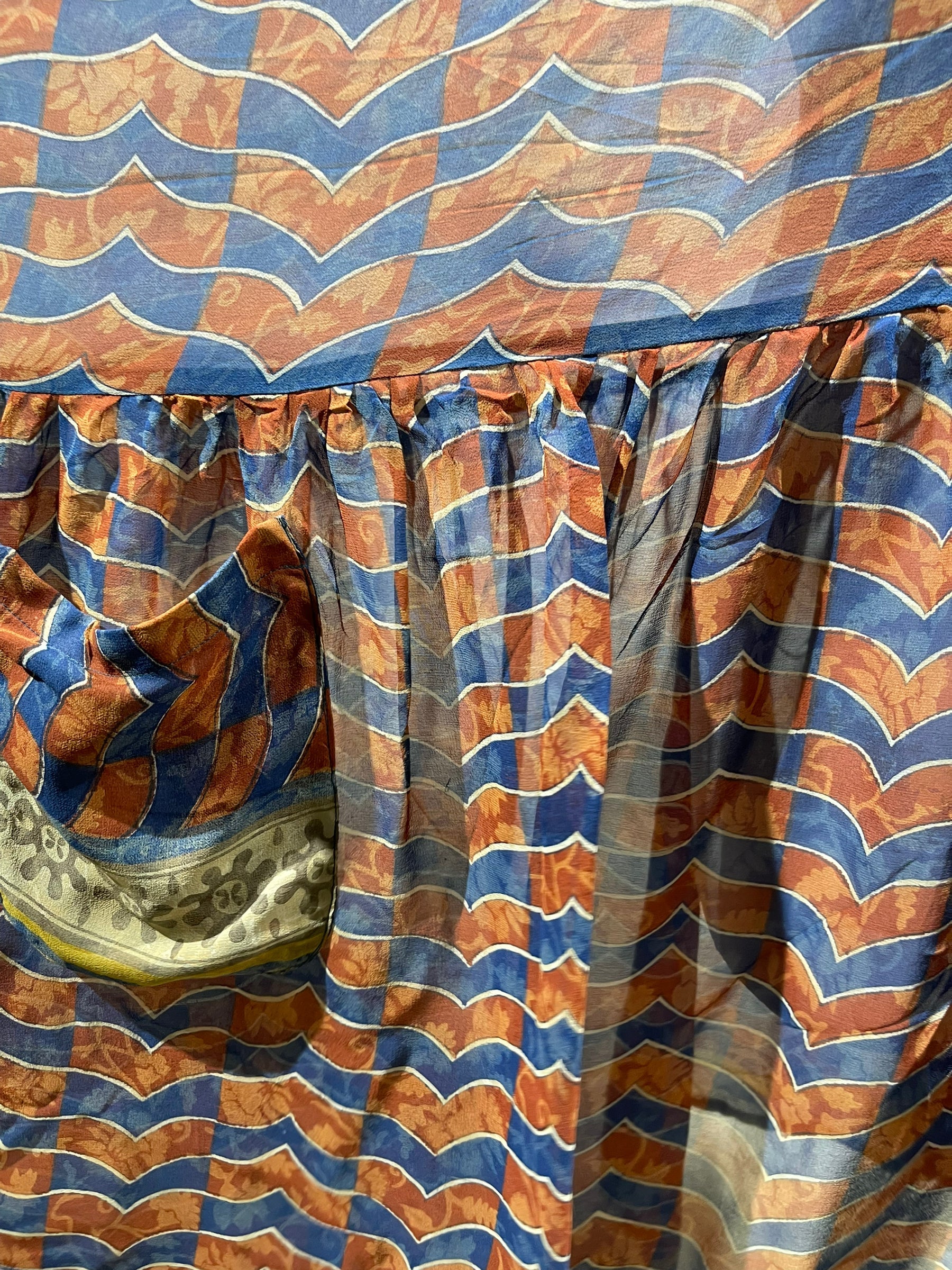 FINAL SALE PRG5583 Sheer Avatar Pure Silk Boxy Babydoll Dress