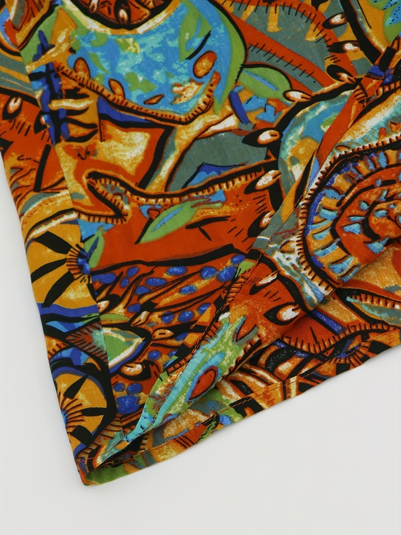 Off-Shoulder Boho Blouse with Long Sleeves for Women – Lightweight and Colorful Spring Top