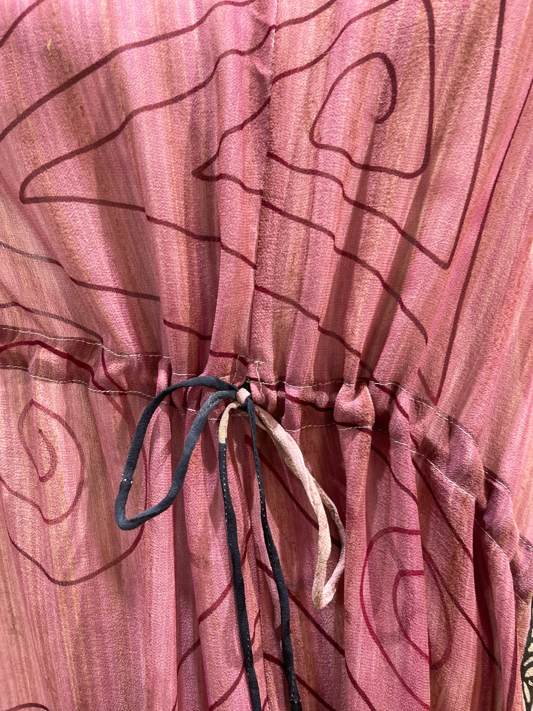 FINAL SALE PRG5980 Sheer Avatar Pure Silk Maxi Kaftan