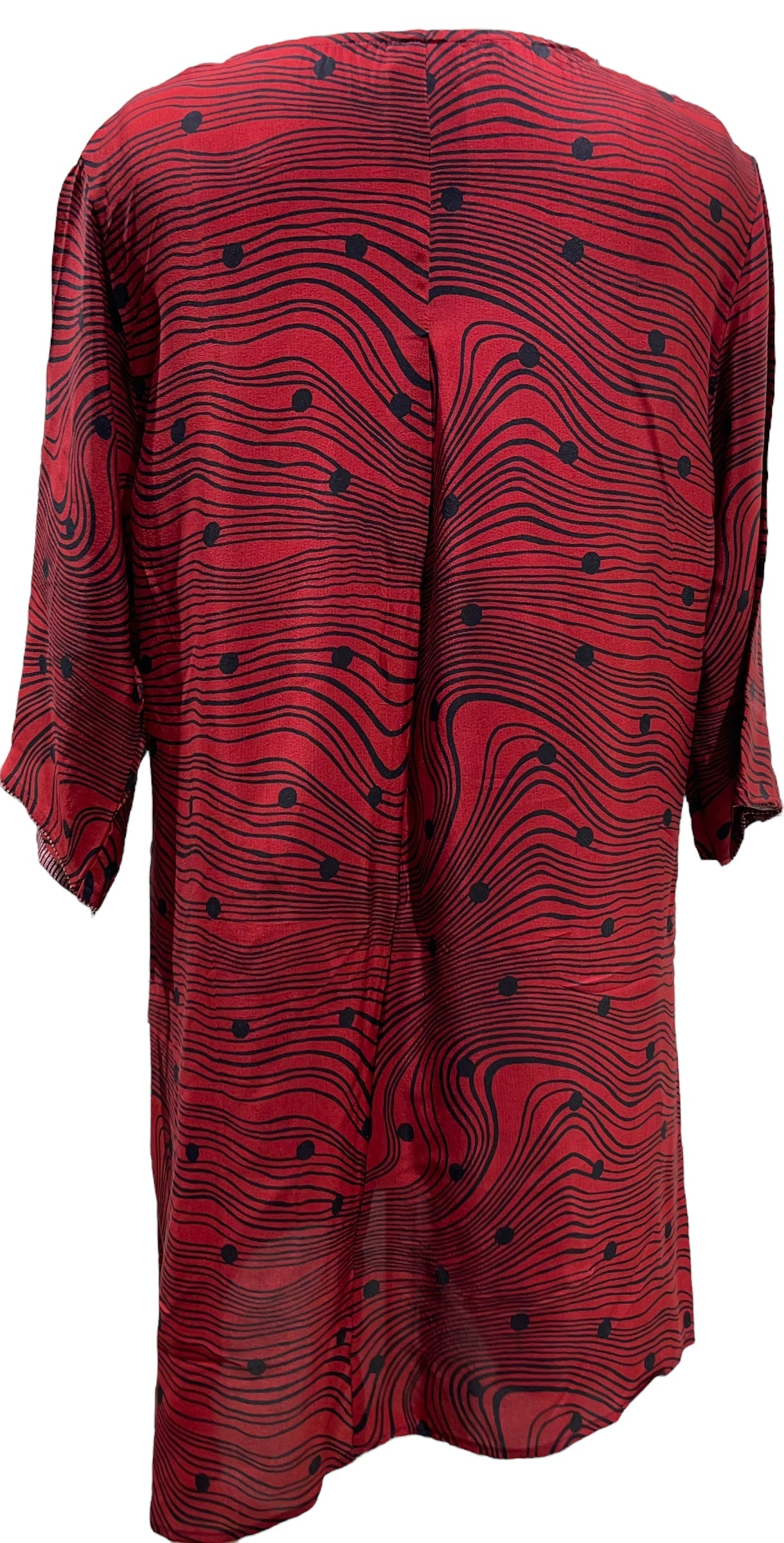 FINAL SALE PRC5498 Avatar Pure Silk Self Pocket Tunic Dress