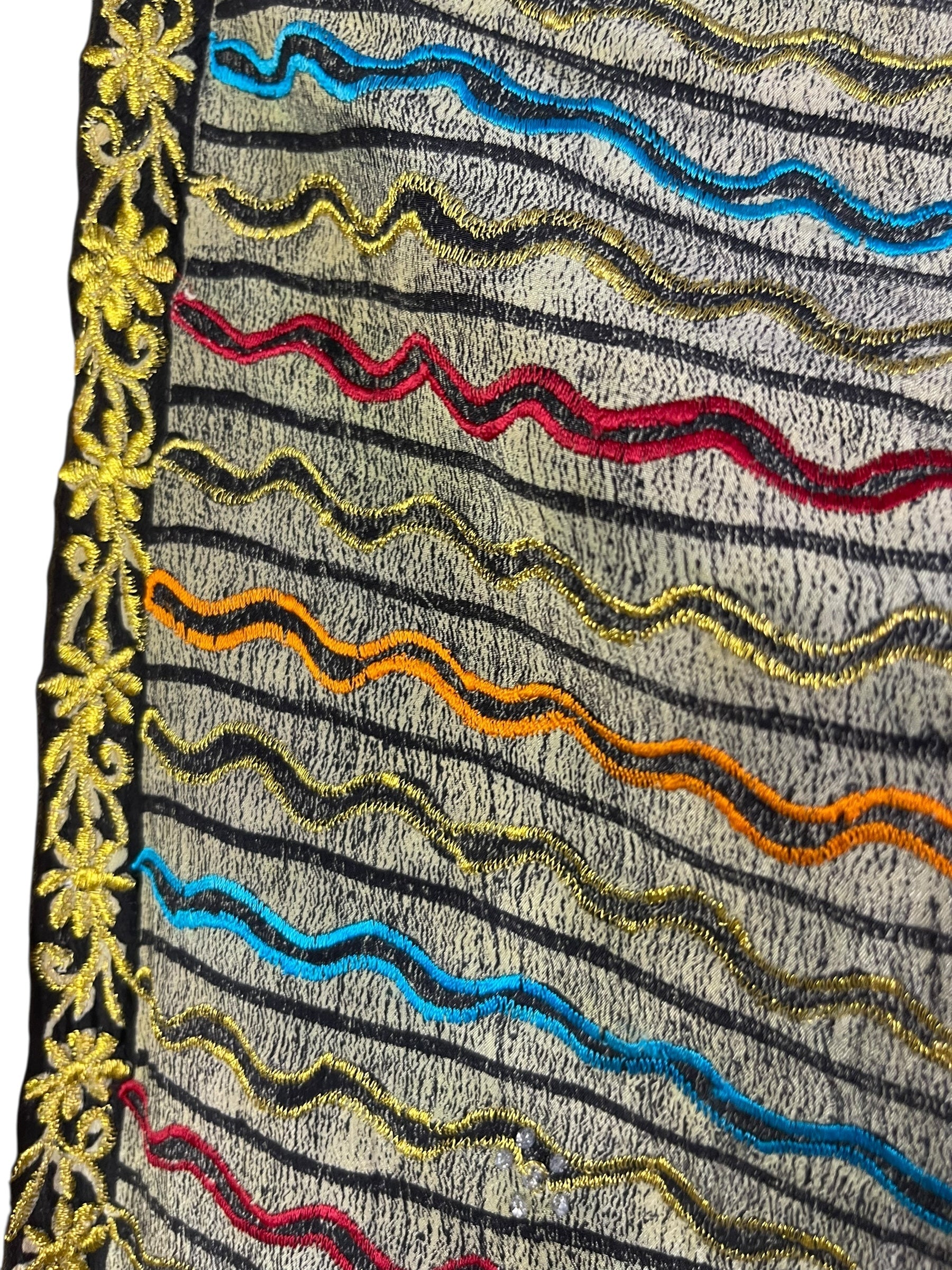 PRC6713 Avatar Pure Silk Midi Length Kaftan