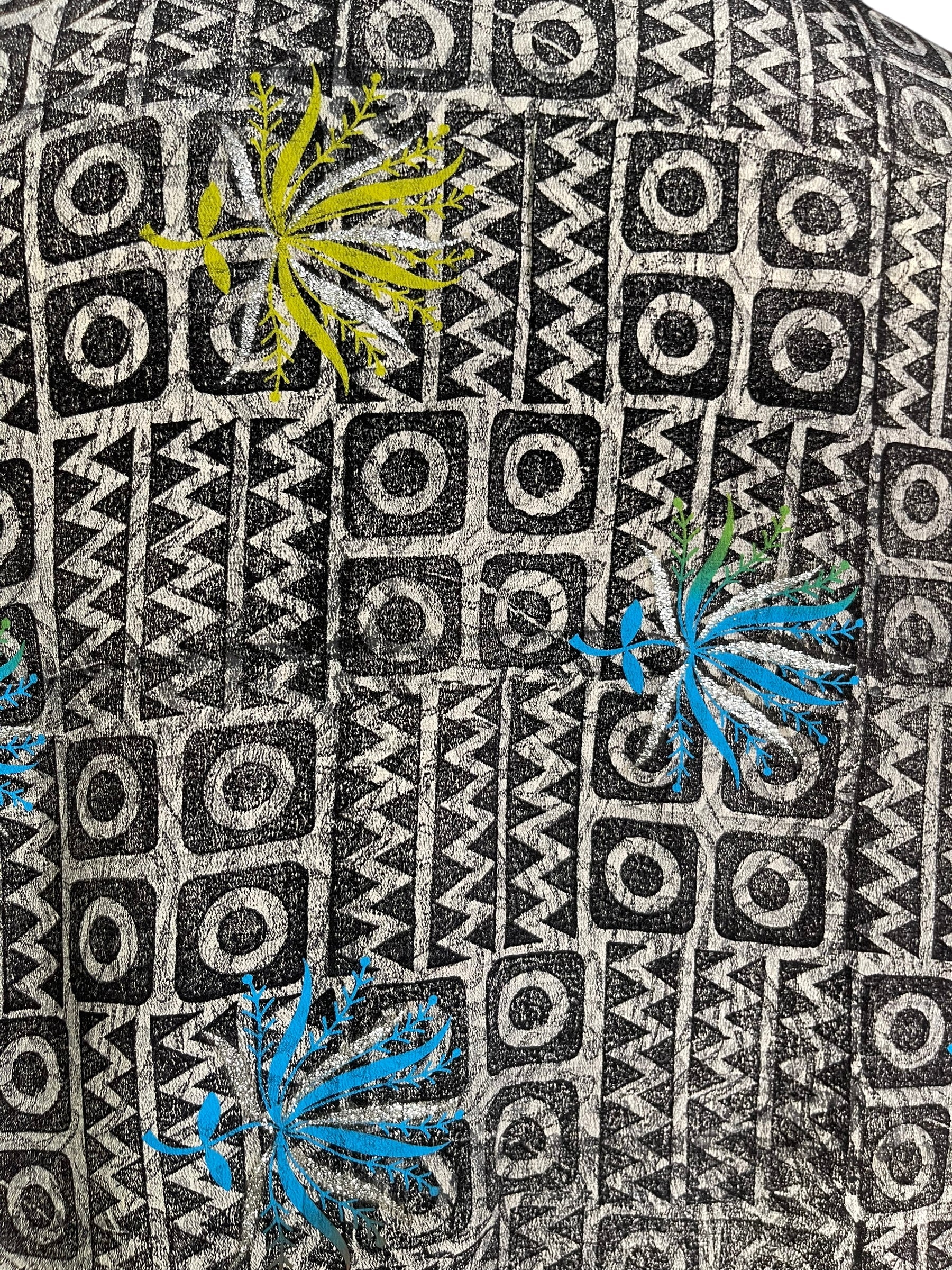 PRC6469 Avatar Pure Silk Long Tunic with Side Ties