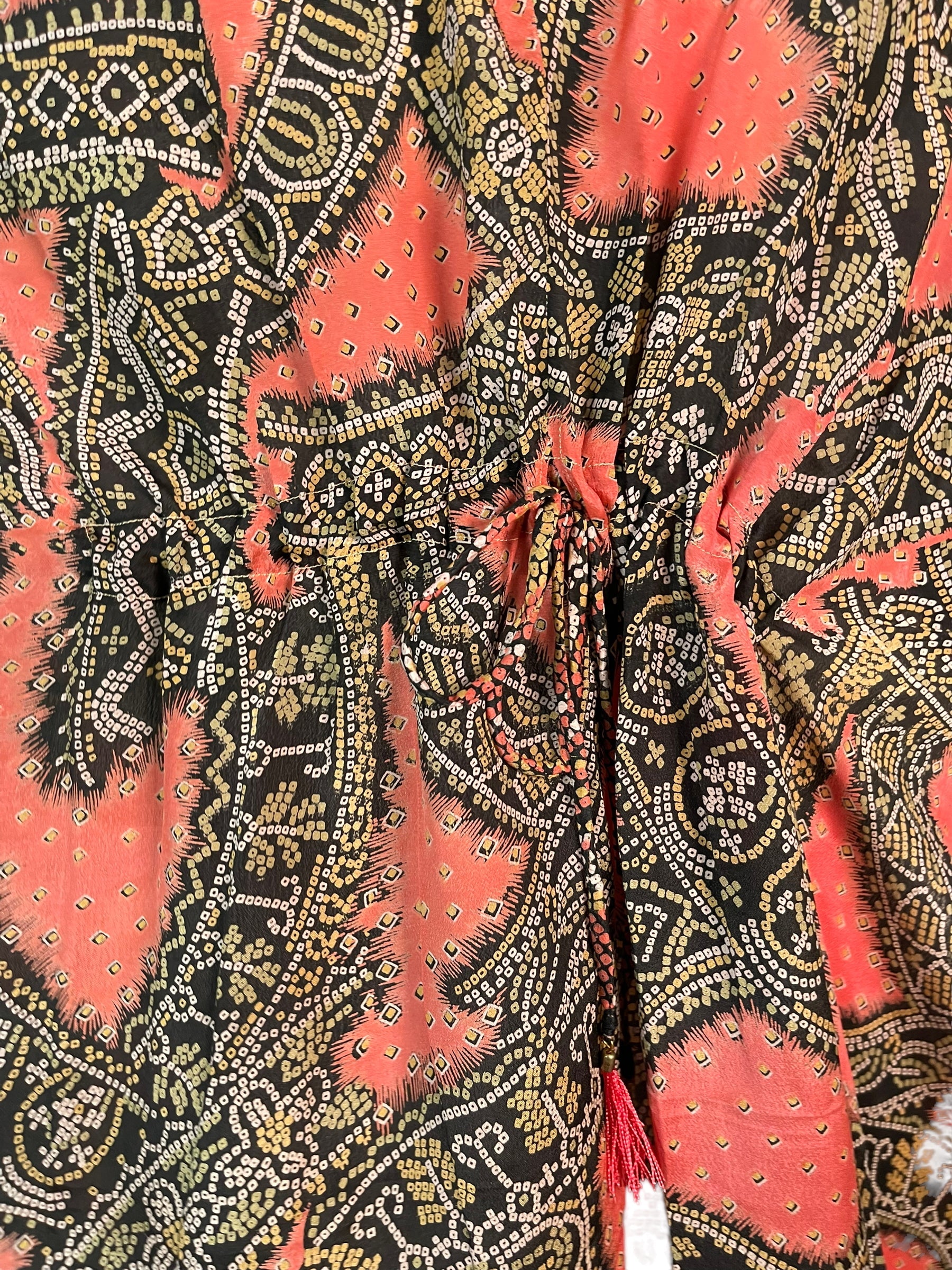 PRC6420 Avatar Pure Silk Maxi Kaftan