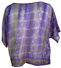 Load image into Gallery viewer, PCH6406 Very Sheer Chiffon Avatar Pure Silk Boxy Top
