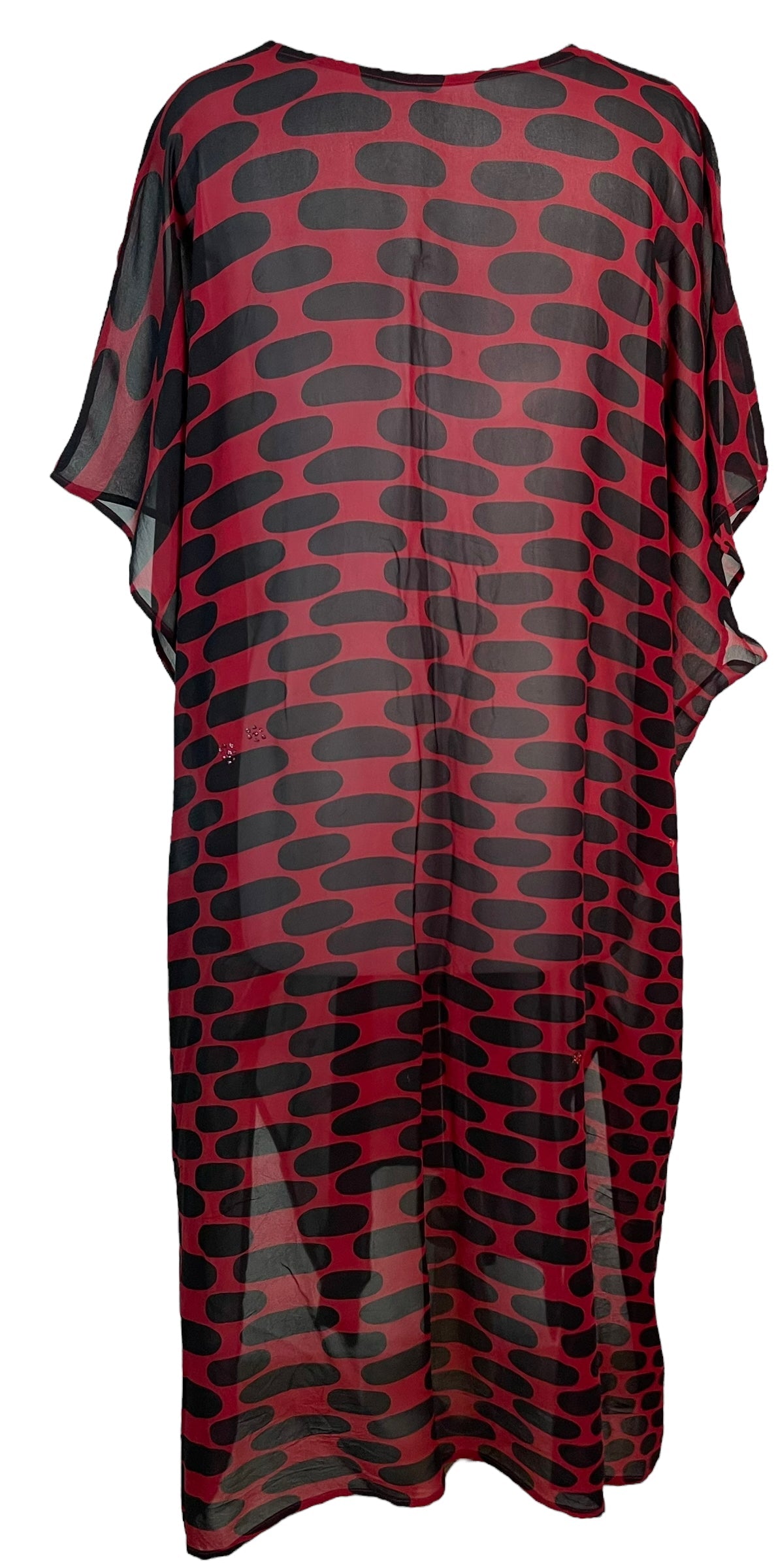 PRG6369 Sheer Avatar Pure Silk Maxi Kaftan