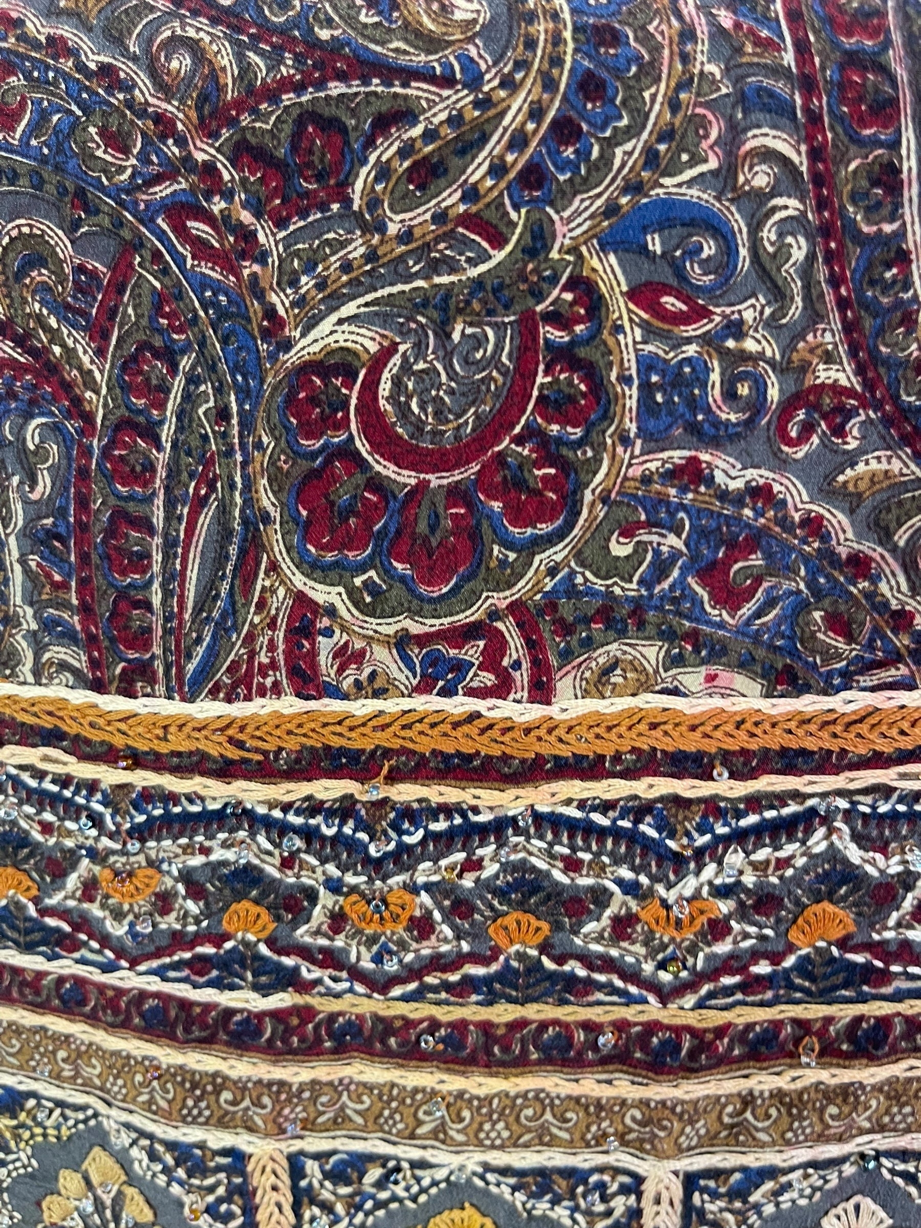 SOLD  PRC6935 Avatar Pure Silk Long Tunic with Side Ties