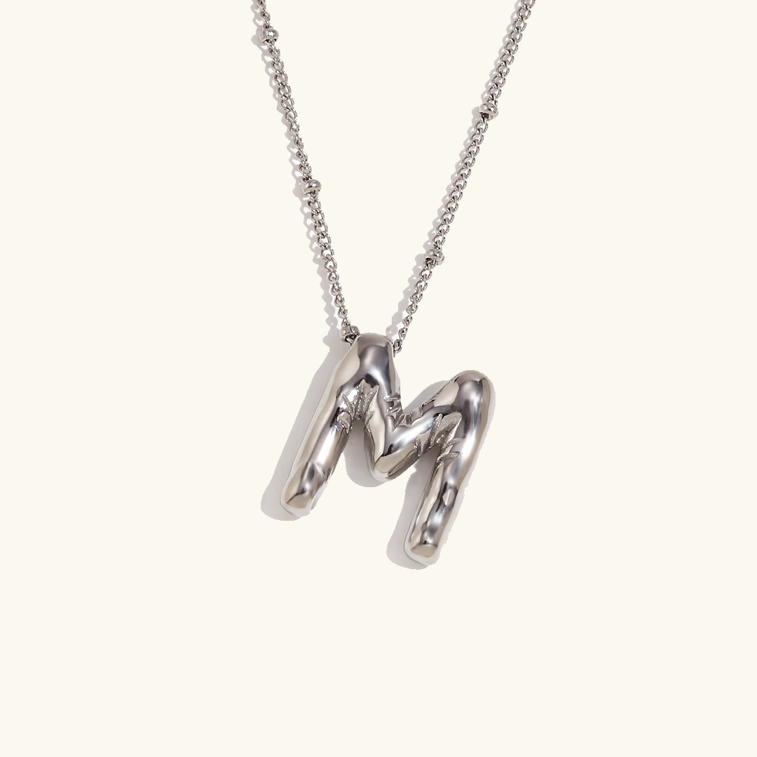 Personalized Gold Initial Necklace - 18k Gold-Plated Pendant, Hypoallergenic Design, 18-Inch Chain