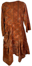 Load image into Gallery viewer, PRC7158 Avatar Pure Silk Sculptural Long Tunic Dress
