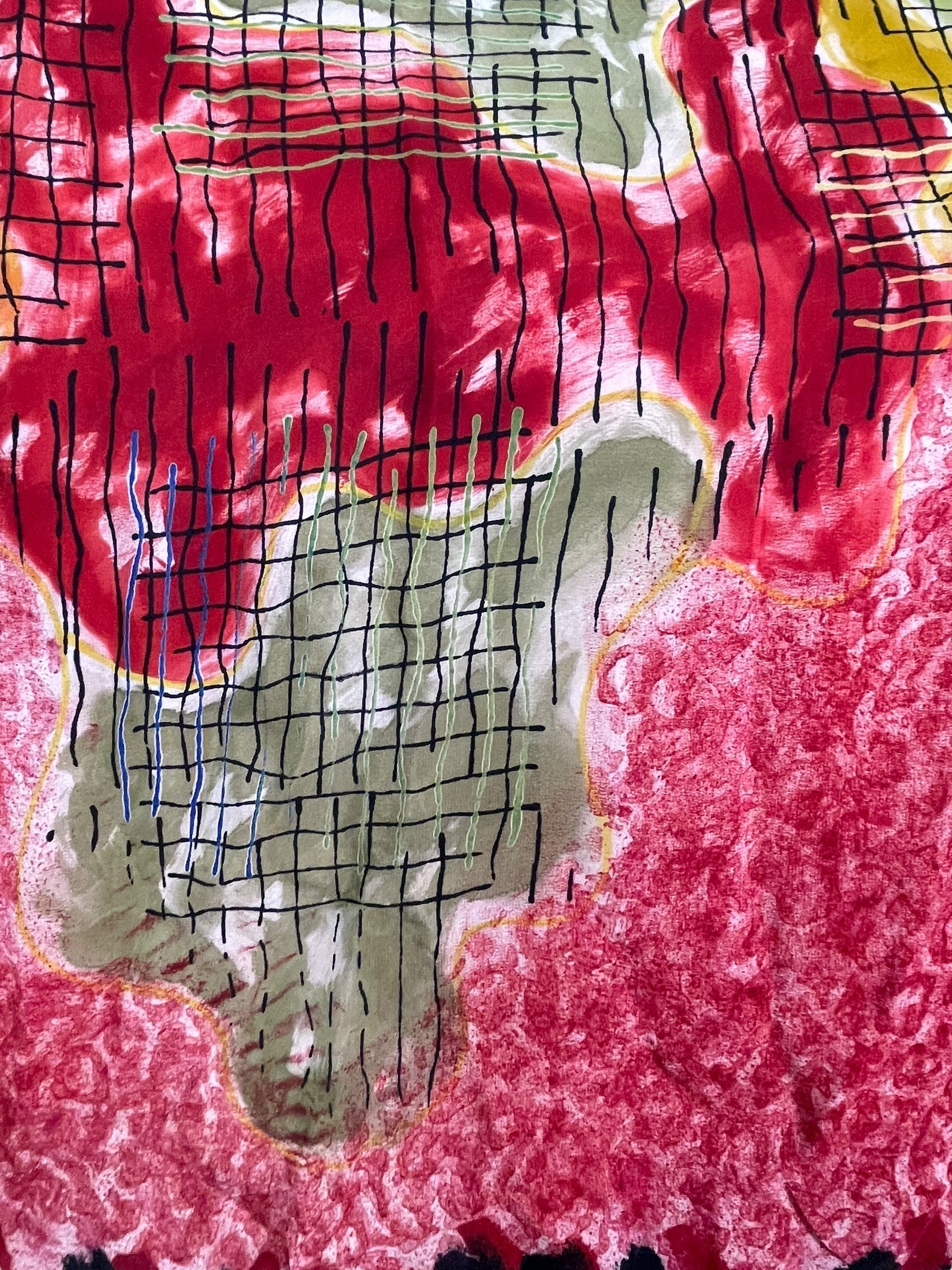 PRC7765 Avatar Pure Silk Kimono-Sleeved Top