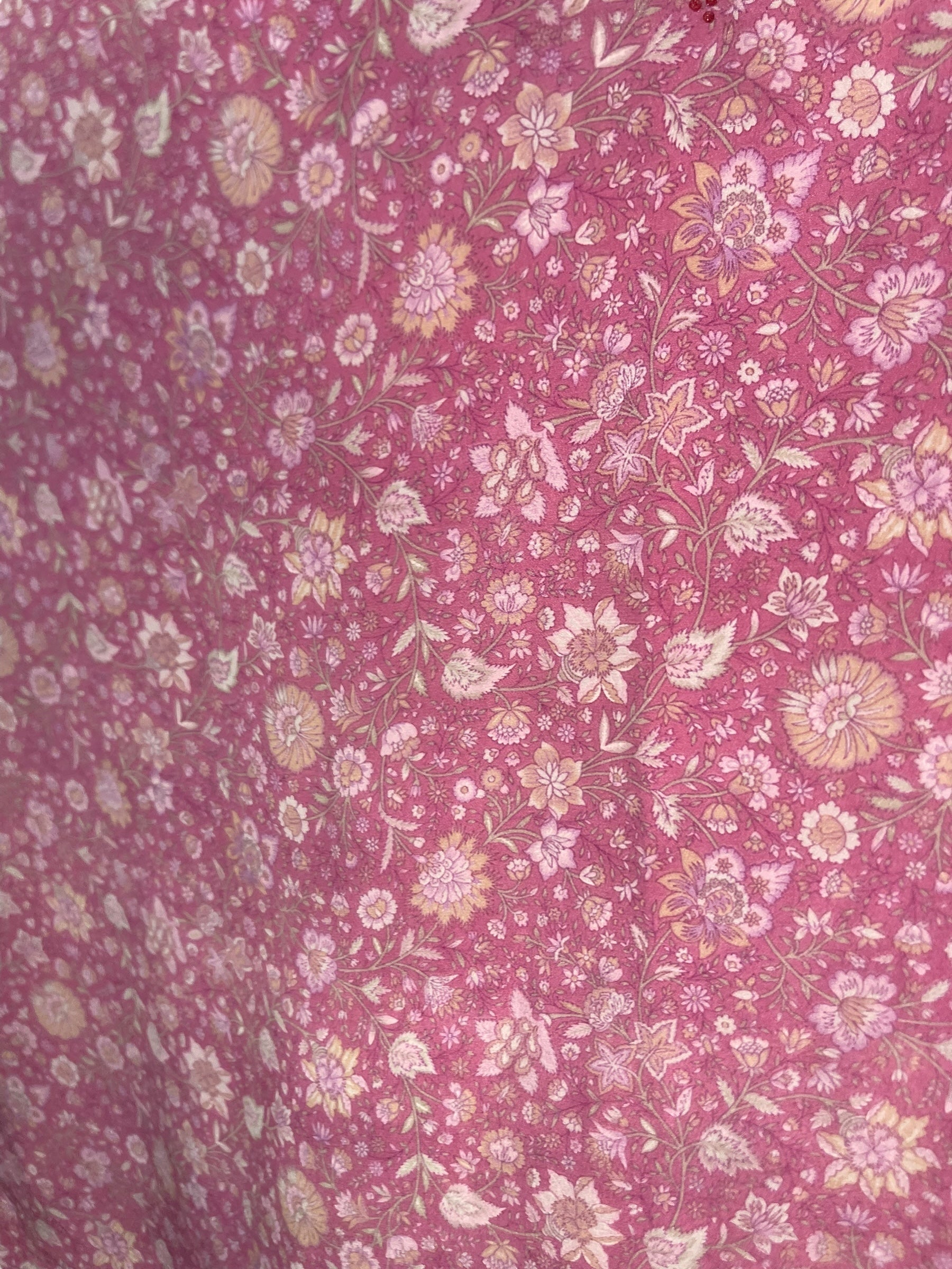 PRC7696 Avatar Pure Silk Short Kaftan Tunic with Slits