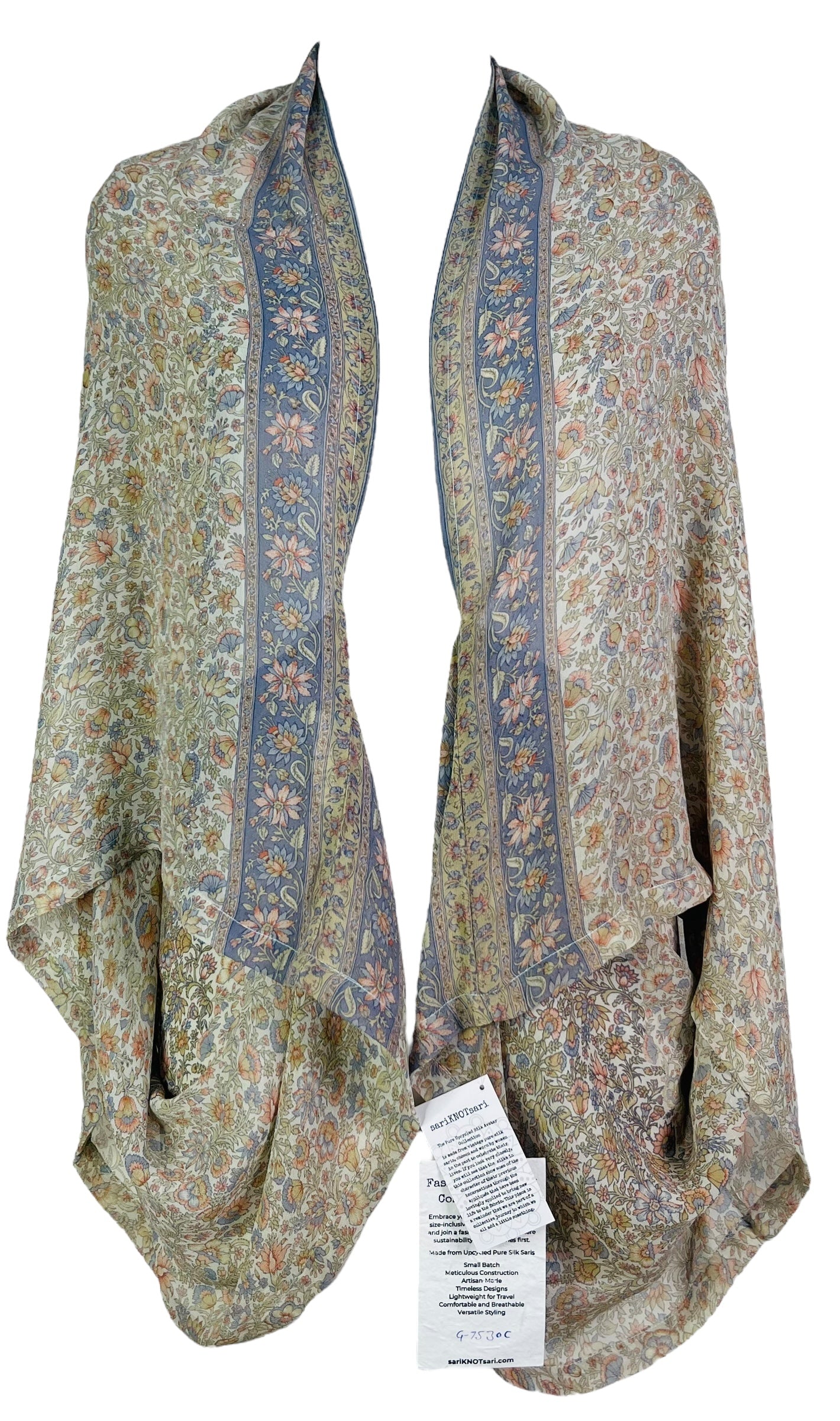 PRG7530C Sheer Avatar Pure Silk Shrug