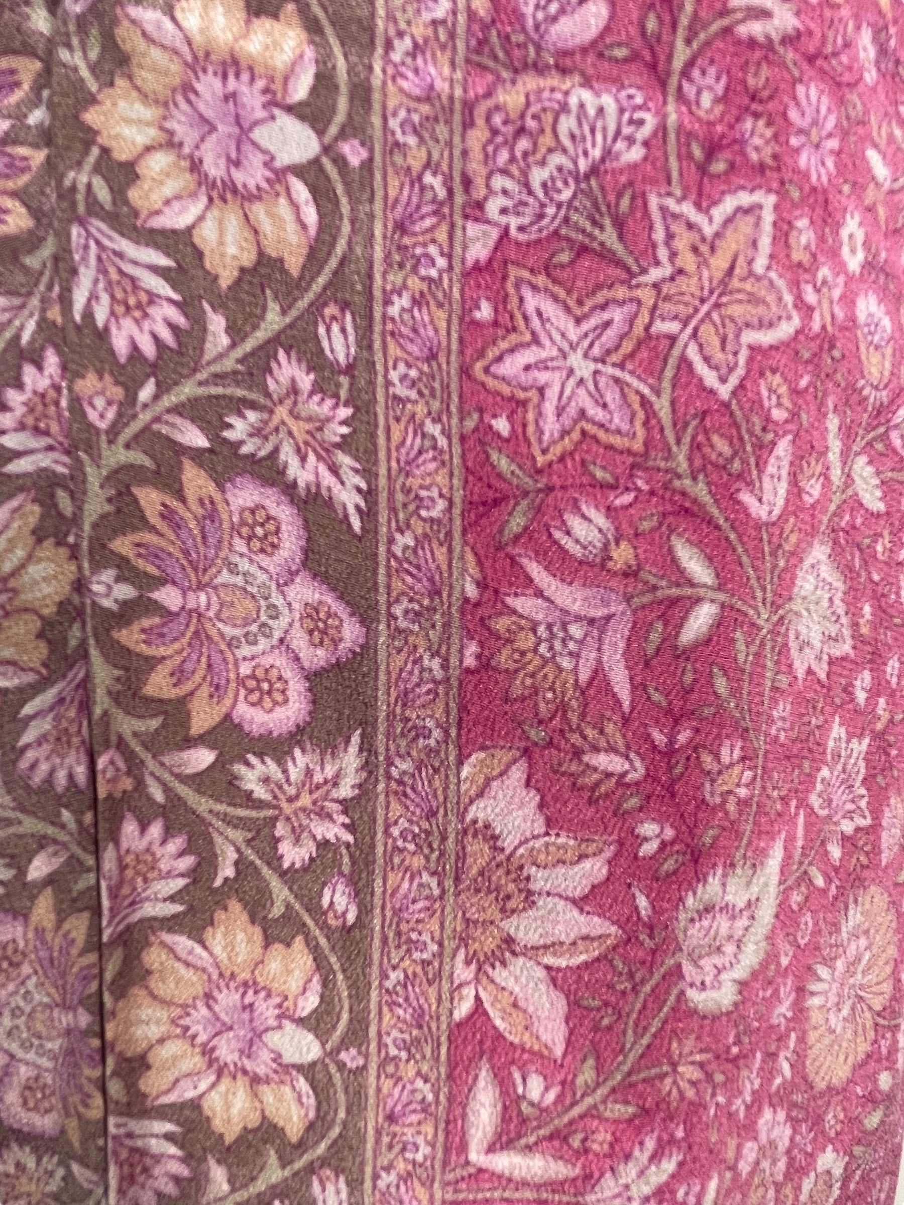 PRC7696 Avatar Pure Silk Short Kaftan Tunic with Slits