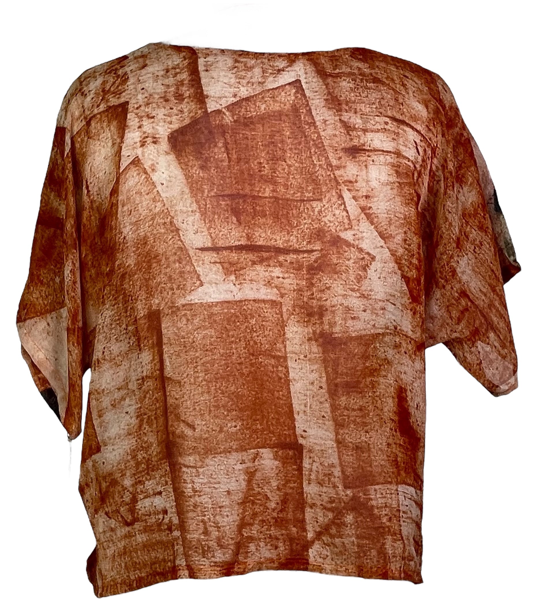 PRG7483 Sheer Avatar Pure Silk Boxy Top