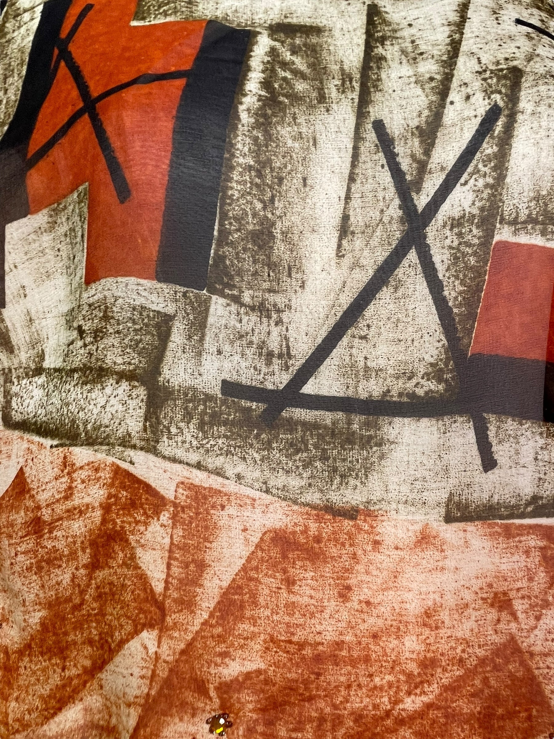 PRG7483 Sheer Avatar Pure Silk Boxy Top