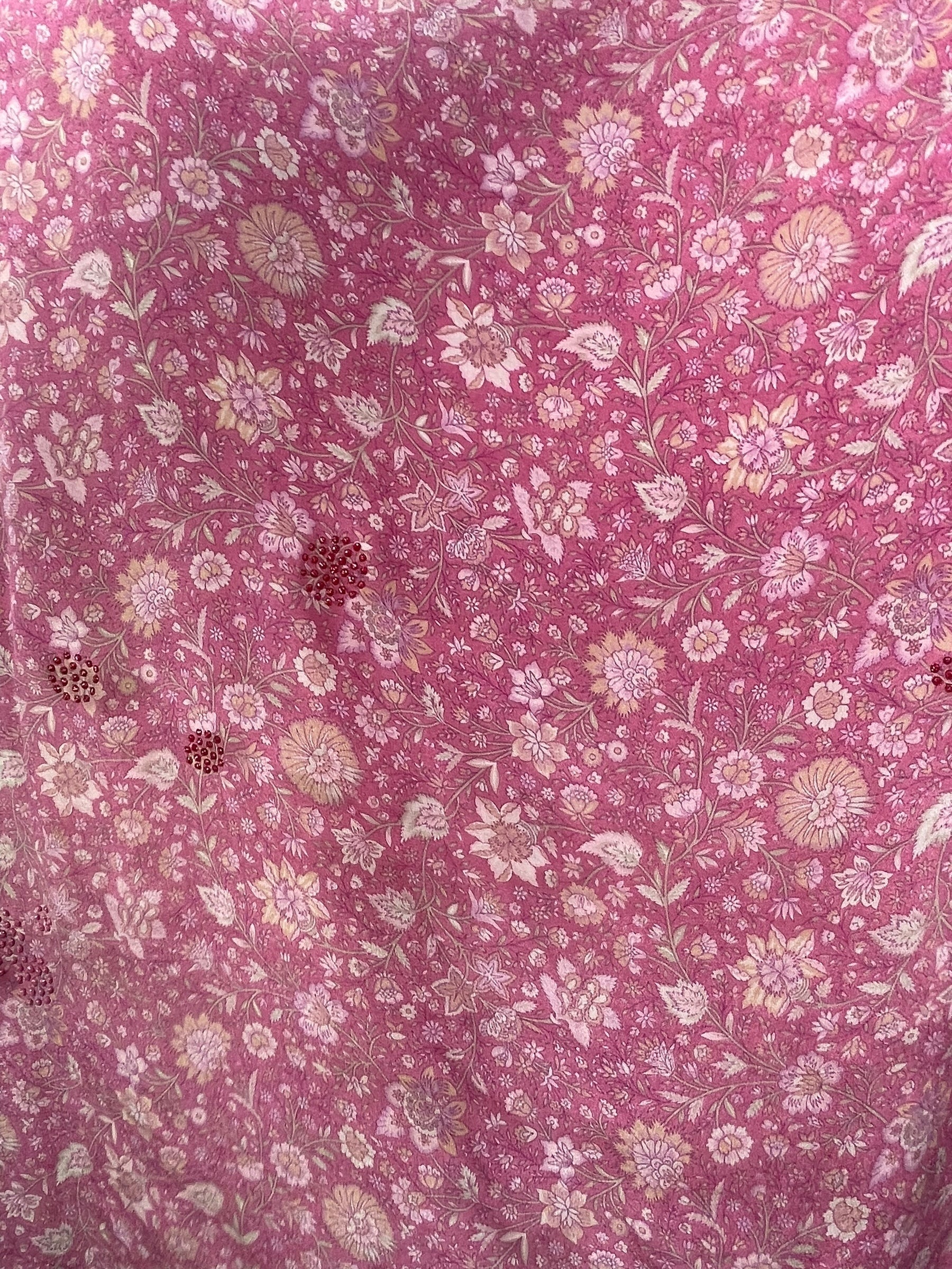 PRC7696 Avatar Pure Silk Short Kaftan Tunic with Slits