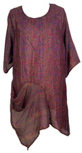 Load image into Gallery viewer, PRC6827 Avatar Pure Silk Self Pocket Tunic Dress
